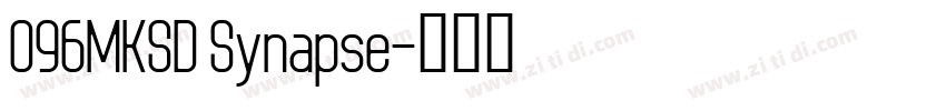 096MKSD Synapse字体转换